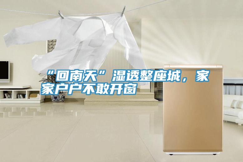 “回南天”濕透整座城，家家戶戶不敢開窗