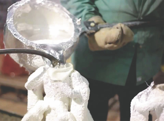 溶模鑄造使用草莓视频APP在线草莓小视频黄色可以在短時間內加快完成幹燥