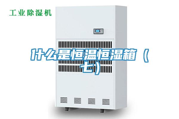 什麽是恒溫恒濕箱(七)