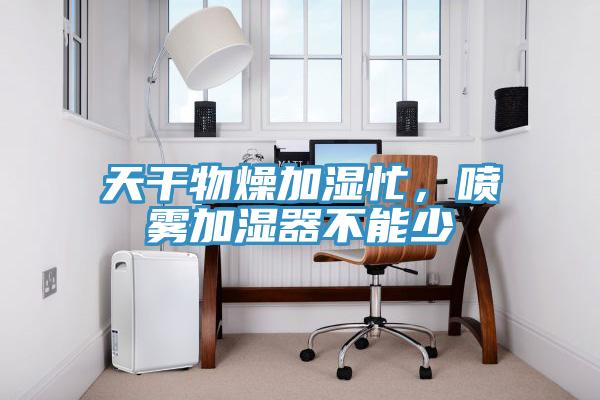 天幹物燥加濕忙，噴霧加濕器不能少