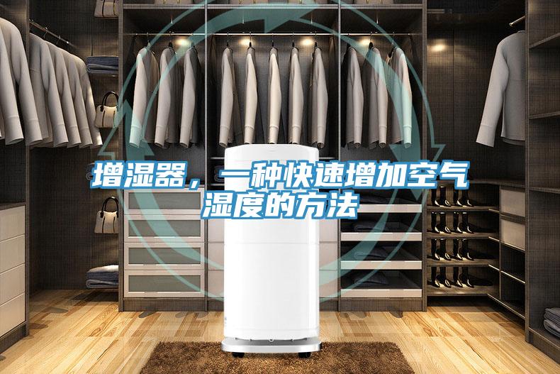 增濕器，一種快速增加空氣濕度的方法