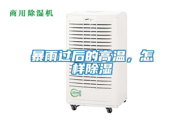 暴雨過後的高溫，怎樣除濕