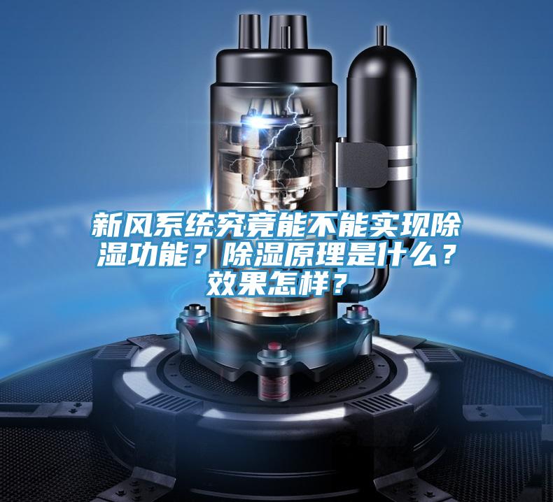 新風係統究竟能不能實現除濕功能？除濕原理是什麽？效果怎樣？