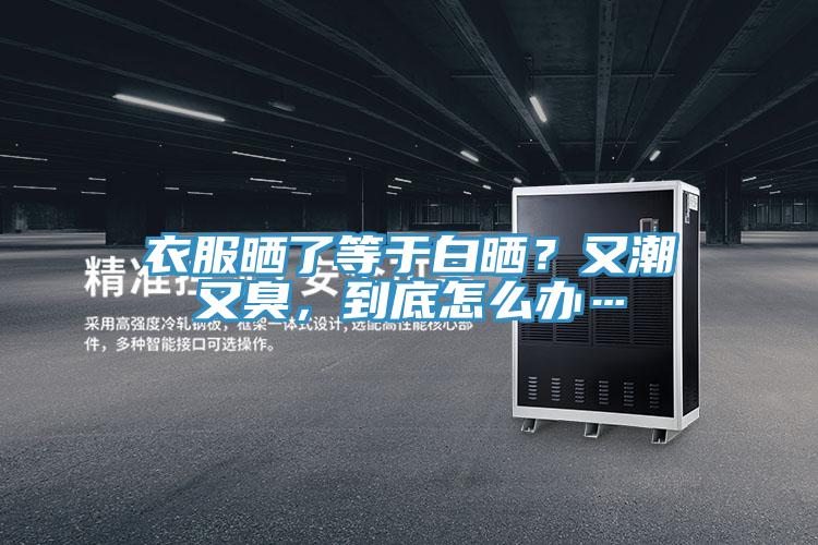 衣服曬了等於白曬？又潮又臭，到底怎麽辦…