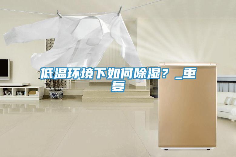 低溫環境下如何除濕？_重複