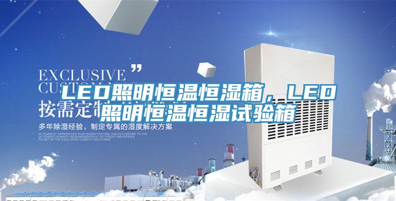 LED照明恒溫恒濕箱，LED照明恒溫恒濕試驗箱