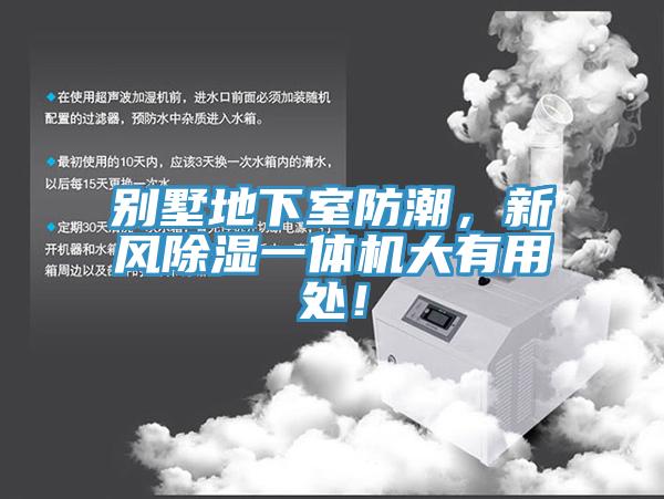 別墅地下室防潮，新風除濕一體機大有用處！