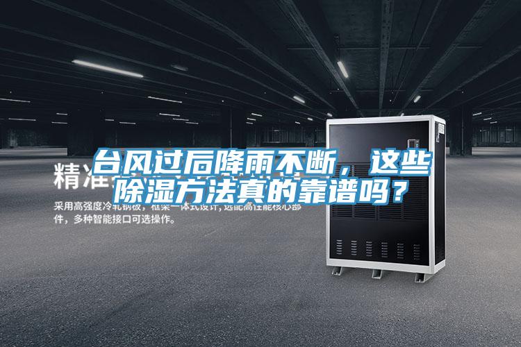 台風過後降雨不斷，這些除濕方法真的靠譜嗎？