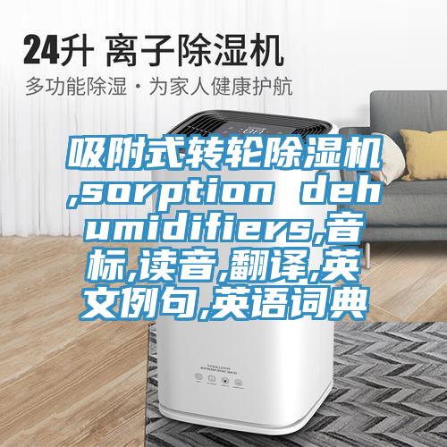 吸附式轉輪草莓小视频黄色,sorption dehumidifiers,音標,讀音,翻譯,英文例句,英語詞典