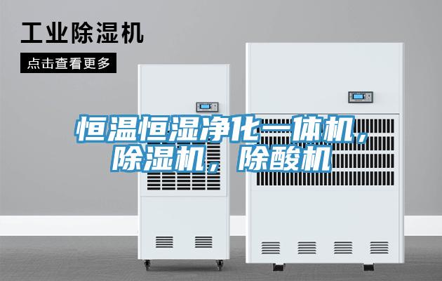 恒溫恒濕淨化一體機，草莓小视频黄色，除酸機