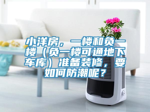 小洋房，一樓和負一樓（負一樓可通地下車庫）準備裝修，要如何防潮呢？