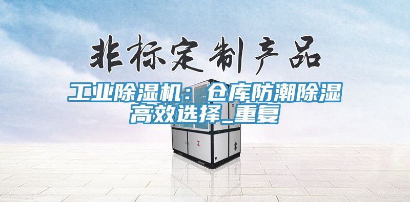 工業草莓小视频黄色：倉庫防潮除濕高效選擇_重複
