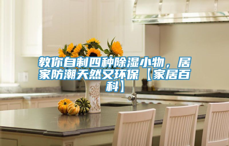 教你自製四種除濕小物，居家防潮天然又環保【家居百科】