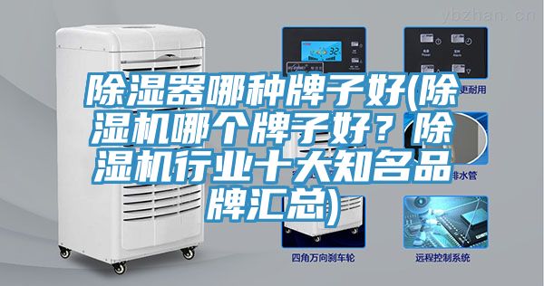 除濕器哪種牌子好(草莓小视频黄色哪個牌子好？草莓小视频黄色行業十大知名品牌匯總)