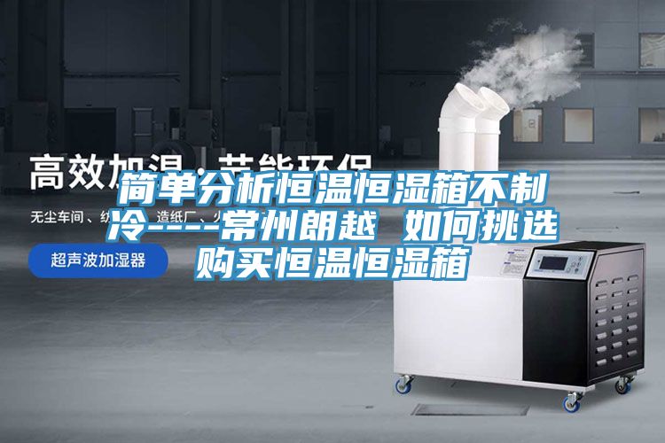 簡單分析恒溫恒濕箱不製冷----常州朗越 如何挑選購買恒溫恒濕箱